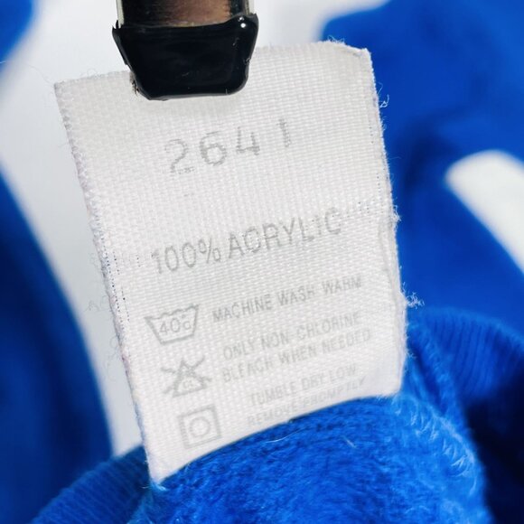 Vintage 1980s Toddler Aviator Pilot Teddy Bear Sweatshirt Sweater Shirt 3T - Picture 9 of 11